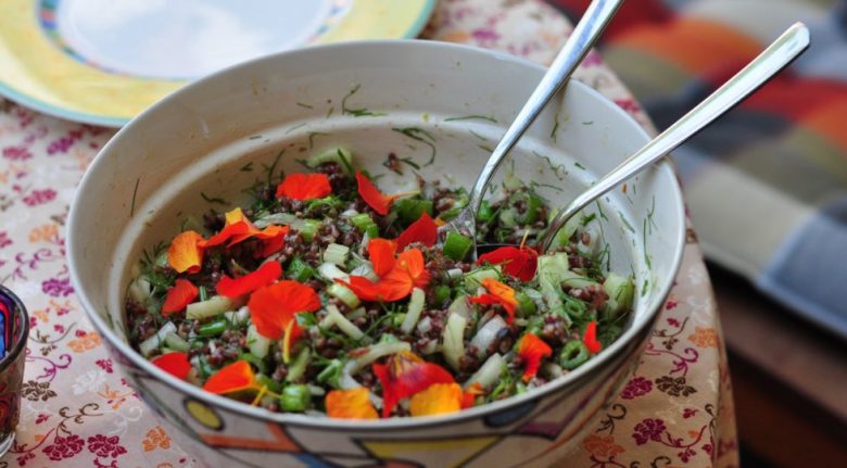 Red Rice Fennel Salad